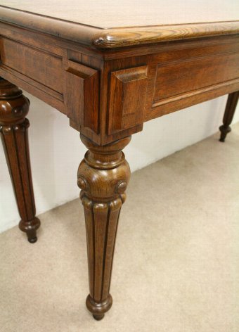 Antique Mid Victorian Oak Serving/Hall Table
