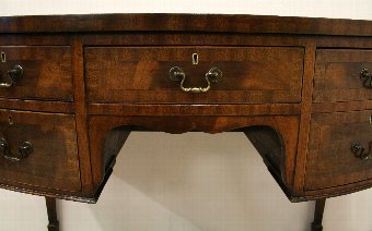 Antique Georgian Style Mahogany Dressing Table/Side Table