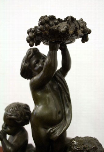 Antique French Bronze of Cherubs