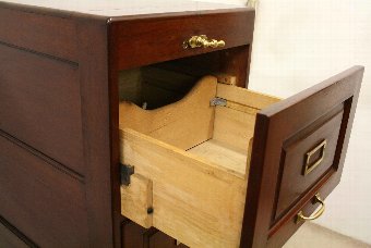 Antique Mahogany Filing Cabinet