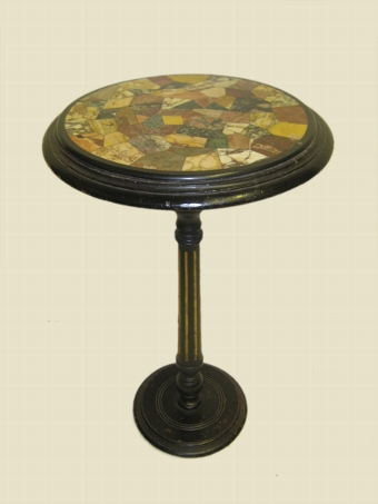 Antique Italian Specimen Marble Top Table