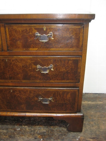 Antique George II Style Burr Walnut Chest of Drawers