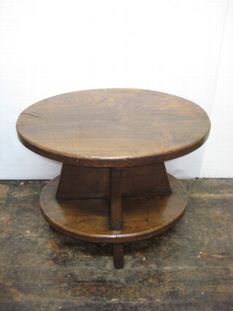 Antique Rustic Elm Table