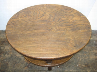 Antique Rustic Elm Table