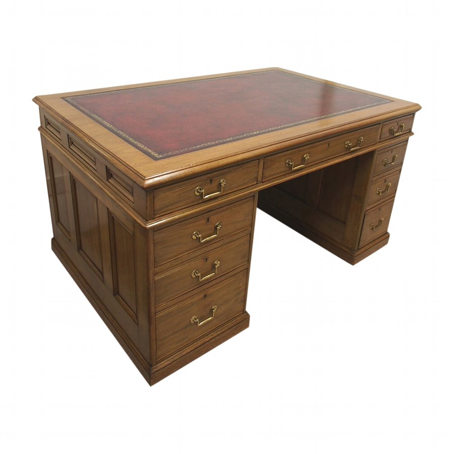 Victorian Walnut Partners Desk