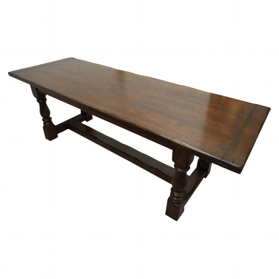 Jacobean Style Oak Refectory Table