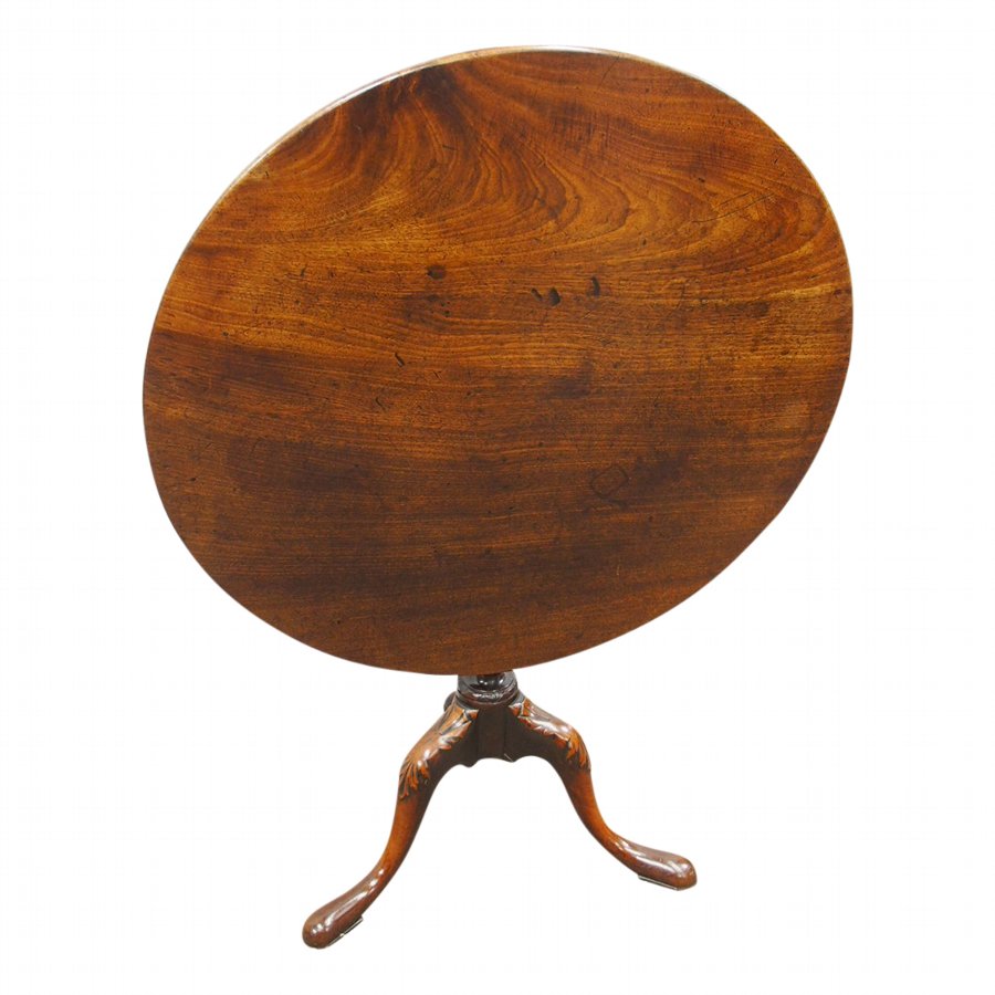 George III Mahogany Snap Top Table