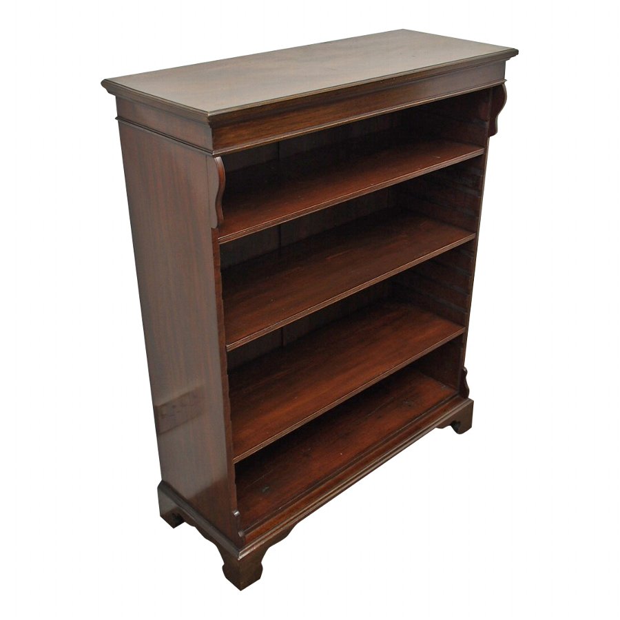 Early 19th Century Mahogany Open Bookcase
