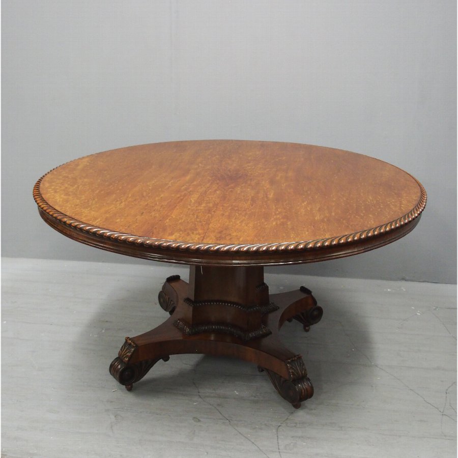 Scottish William IV Circular Breakfast Table