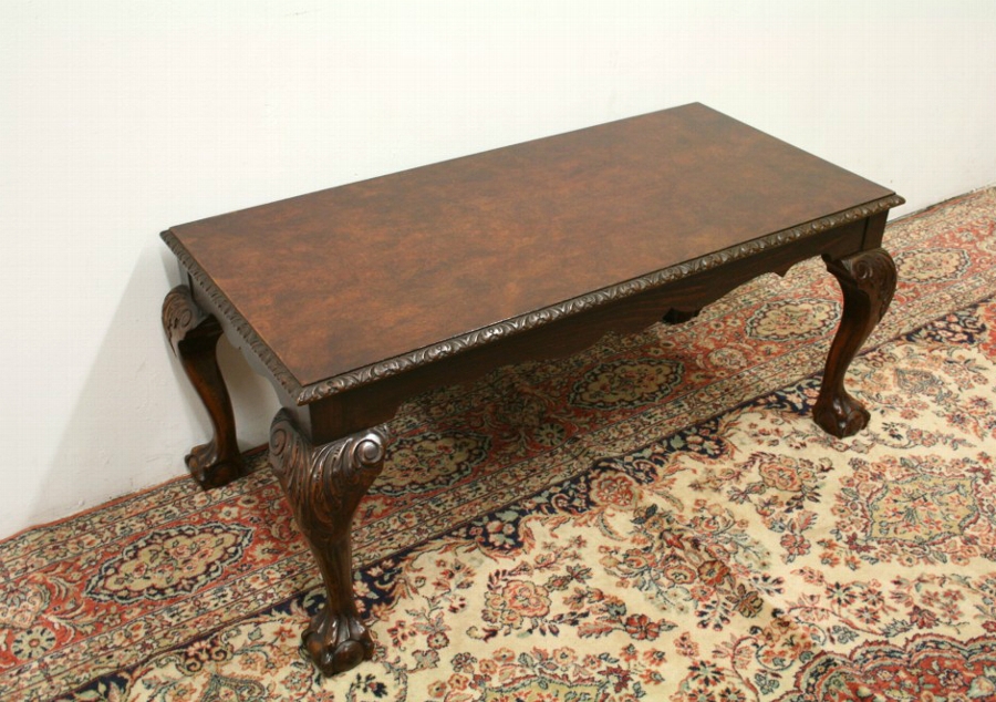 Burr Elm Rectangular Coffee Table