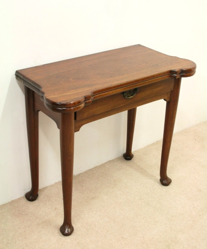 Georgian Red Walnut Games Table