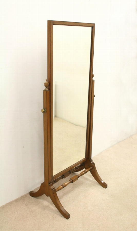 Mahogany Cheval Mirror