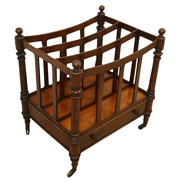 Walnut Canterbury by Morison & Co of Edinburgh
