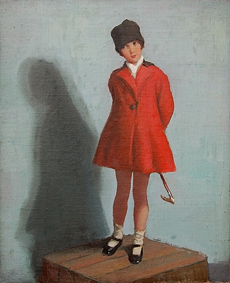 A Young Girl in Hunting Dress