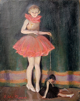 A Young Puppeteer in the Footlights