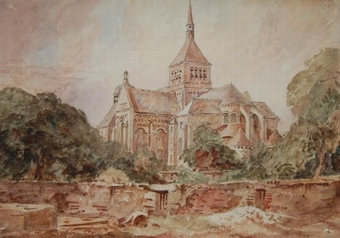Abbey de Fleury , Saint-Beno?t-sur-Loire, France