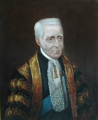 Arthur  Wellesley  Duke of Wellington 1769-1852 ,  wearing the robes of the Chan