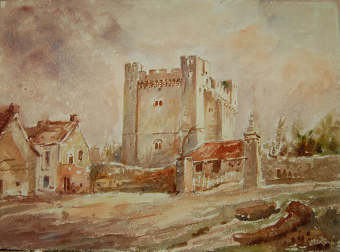 Chambois Castle Keep, Chambois, Normandy