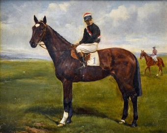 Colombo with Jockey Up in the colours of Lord Glanely