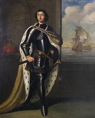 CZAR PETER THE I & GREAT OF RUSSIA  1672-1725