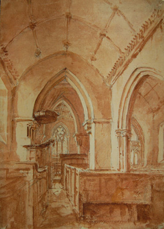 Interior of St Nicholas  Church  Whitchurch, Bristol