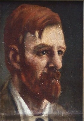 Portait of David Herbert Lawrence, Novelist (1885 -1930)