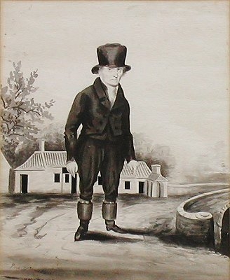 Portait of David Lang the Gretna Priest 1792-1827
