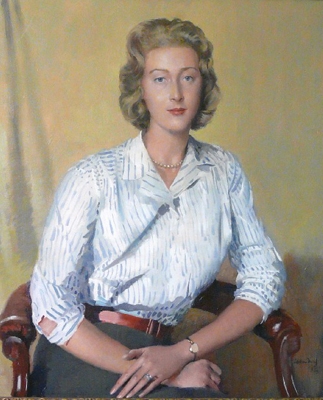 Portrait Mrs David Muirhead (ne? Susan Vaughan)