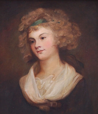 Portrait of A Lady in a Brown Dress: `The Parson's Daughter'  circa 1785