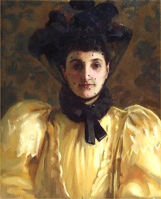 Portrait of a Woman with a Veil