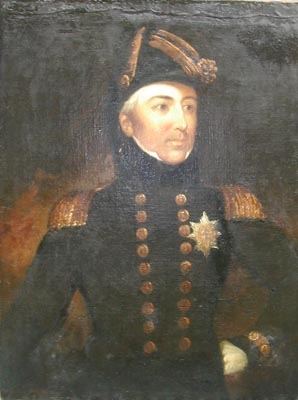 Portrait of Admiral of the fleet ,  Sir George Cockburn, 10th Bt, 1772-1853
