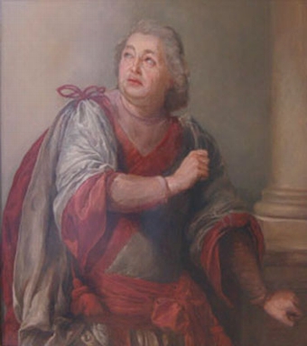 Portrait of David Garrick (1717-1779), as  Periander  in Eurydice