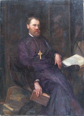Portrait of Edward Stuart Talbot, 1844-1934, bishop successively of Rochester, S
