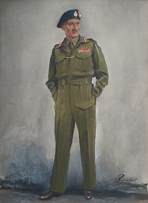 Portrait of Field Marshall Sir Bernard Law Montgomery (1887-1976)