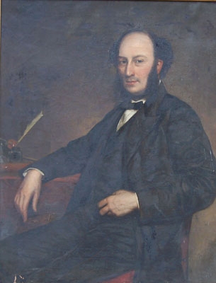 Portrait of Gentleman Seated at His Desk