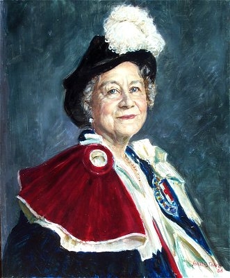 Portrait of HM Queen Elizabeth The Queen Mother (1900-2002)