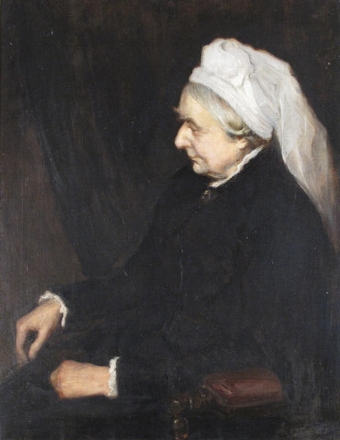 Portrait of Mrs Edward Wheler  nee Galton 1808-1906