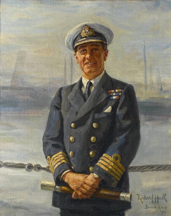 PORTRAIT OF REAR ADMIRAL JAMES SACHEVERELL CONSTABLE SALMOND, RN (1882-1958)