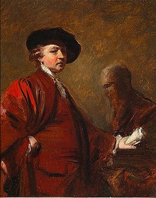 Portrait of Sir Joshua Reynolds, PRA  1723-1792 after the original self portrait
