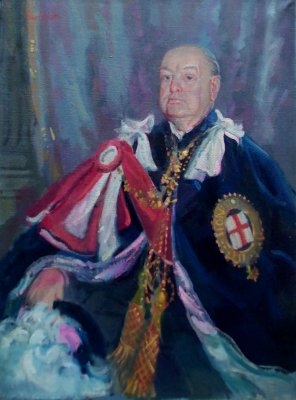 Portrait of Sir Winston Churchill (1874-1965)