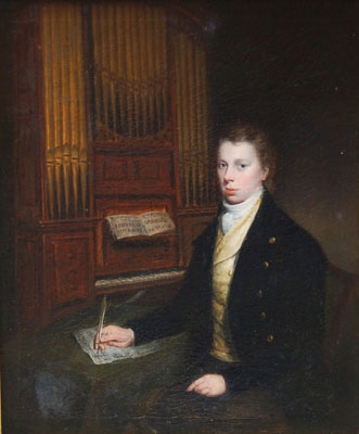 Portrait of the Organist / Composer  Sir George Thomas Smart 1776-1867