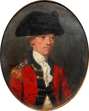 Portrait of the Rt Hon General  William Howe, 5th Viscount Howe KB, PC, 1729-181