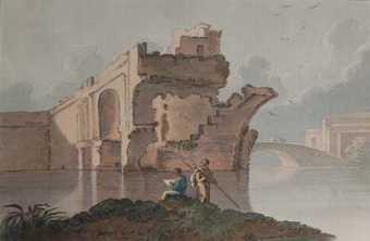 Roman Rruins by the Tiber, Rome