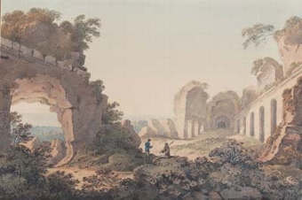 Ruins of Roman granery, Rome