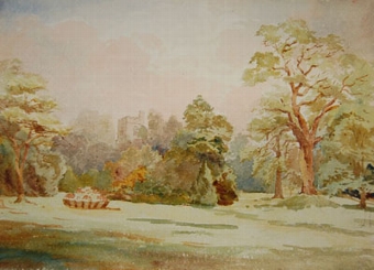 The Gardens and Park at Fulham Palace, London
