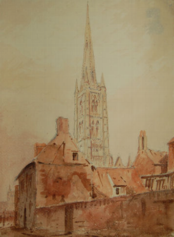 The parish church of St Wulfram Grantham, Lincolnshire