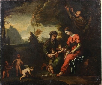 The Virgin and Child with St Anne and St John the Baptist