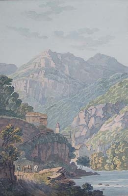 Thusis, Pays des Grisons, Hinterrhein in the Swiss canton of Graub?nden