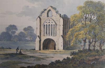 Tintern Abbey on the River Wye, Monmouthshire