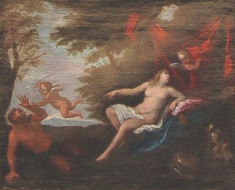 Venus Cherubs and Satyr